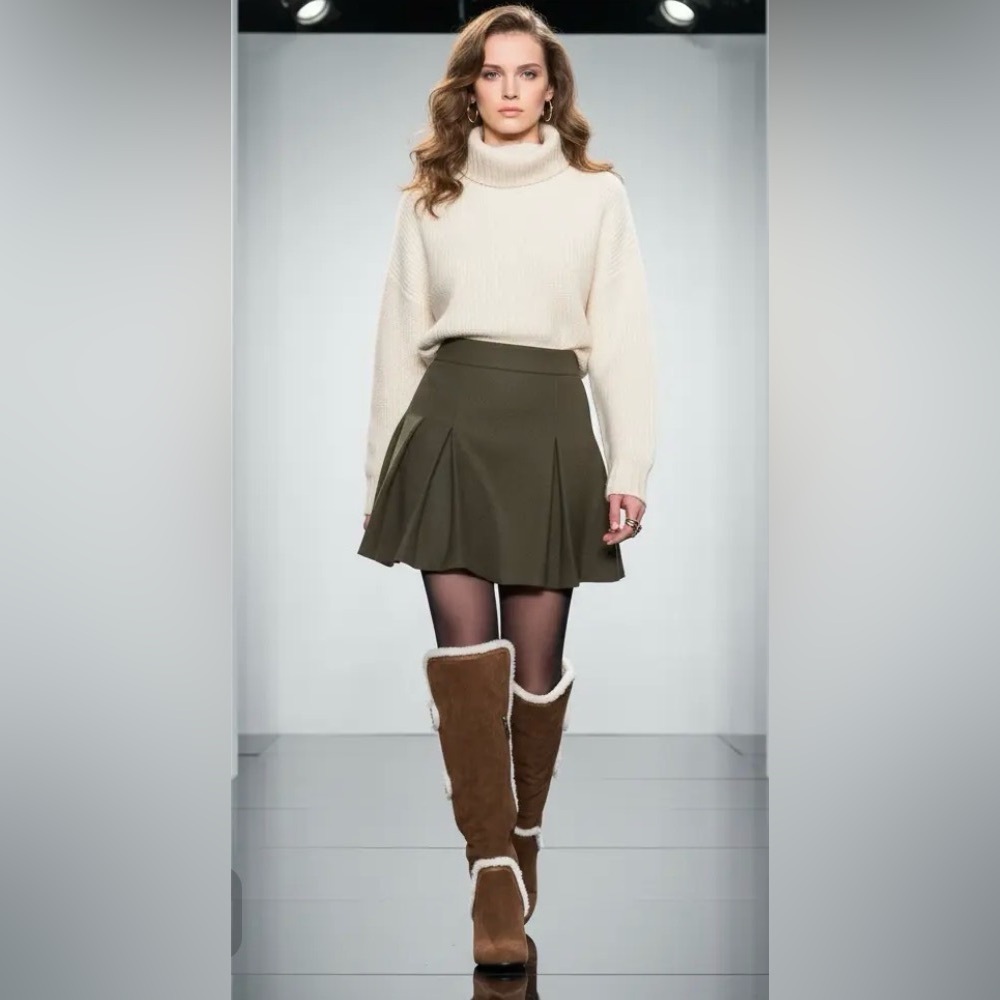 Chic Warm Segolene Paris Charlotte Faux Suede Boots – Cozy & Stylish NWOT